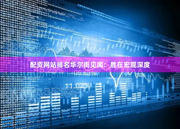 配资网站排名　　华尔街见闻：胜在宏观深度